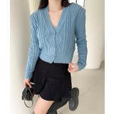 【Jasmine】ケーブル編みニットカーディガン+キャミソール Jasmine … | aimoha  | 詳細画像1 