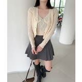 【Jasmine】ケーブル編みニットカーディガン+キャミソール Jasmine … | aimoha  | 詳細画像7 