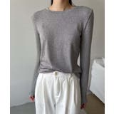 ダークグレー | 長袖Tシャツインナートップス Jasmine Grandiflorum | aimoha