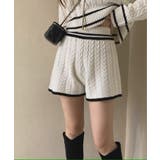 セットアップ Vネックニットプルオーバー+ニットショートパンツ Jasmine | aimoha | 詳細画像9