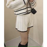 セットアップ Vネックニットプルオーバー+ニットショートパンツ Jasmine | aimoha | 詳細画像6