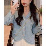 【Jasmine】ツイード風フリンジニットカーディガン Jasmine Gran… | aimoha | 詳細画像22