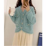 【Jasmine】ツイード風フリンジニットカーディガン Jasmine Gran… | aimoha | 詳細画像19