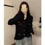 【Jasmine】ツイード風フリンジニットカーディガン Jasmine Gran… | aimoha | 詳細画像14