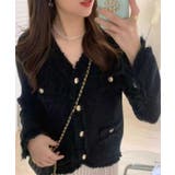 【Jasmine】ツイード風フリンジニットカーディガン Jasmine Gran… | aimoha | 詳細画像15