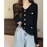 【Jasmine】ツイード風フリンジニットカーディガン Jasmine Gran… | aimoha | 詳細画像16