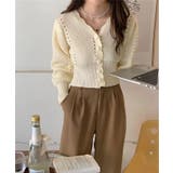 ミニ丈パフカーディガン Jasmine Grandiflorum | aimoha | 詳細画像14