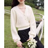 ミニ丈パフカーディガン Jasmine Grandiflorum | aimoha | 詳細画像16