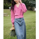 ミニ丈パフカーディガン Jasmine Grandiflorum | aimoha | 詳細画像5