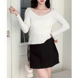 【Jasmine】サイドリボンタイトミニスカート | aimoha  | 詳細画像5 