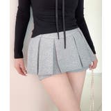 グレー | 【Jasmine】スウェットプリーツミニスカート | aimoha 
