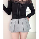 【Jasmine】スウェットプリーツミニスカート | aimoha  | 詳細画像5 