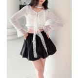 【Jasmine】レースダブルラッフルフリルブラウス | aimoha | 詳細画像8