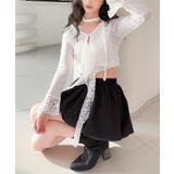 【Jasmine】レースダブルラッフルフリルブラウス | aimoha | 詳細画像10