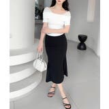 【Jasmine】メッシュ切り替えオフショルTシャツ | aimoha | 詳細画像9