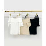 【Jasmine】メッシュ切り替えオフショルTシャツ | aimoha | 詳細画像15