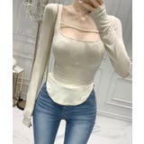 ナローストラップ長袖トップス Jasmine Grandiflorum | aimoha | 詳細画像10