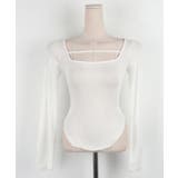 ナローストラップ長袖トップス Jasmine Grandiflorum | aimoha | 詳細画像11