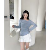 アシンメトリーニットプルオーバー Jasmine Grandiflorum | aimoha  | 詳細画像2 