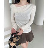 アイボリー | アシンメトリーニットプルオーバー Jasmine Grandiflorum | aimoha 