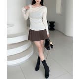 アシンメトリーニットプルオーバー Jasmine Grandiflorum | aimoha  | 詳細画像21 