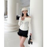 2WAYフロントボタンデザインニットプルオーバー | aimoha  | 詳細画像13 