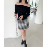 2WAYフロントボタンデザインニットプルオーバー | aimoha  | 詳細画像1 