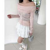 2WAYフロントボタンデザインニットプルオーバー | aimoha  | 詳細画像5 