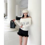 2WAYフロントボタンデザインニットプルオーバー | aimoha  | 詳細画像14 