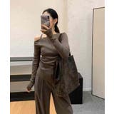 【Jasmine】ワンショルダーニットプルオーバ Jasmine Grandif… | aimoha  | 詳細画像4 