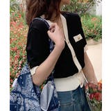 ハーフスリーブバイカラーカーディガン Jasmine Grandiflorum | aimoha | 詳細画像18