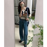 ハーフスリーブバイカラーカーディガン Jasmine Grandiflorum | aimoha | 詳細画像21