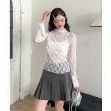 【Jasmine】袖リボンメロウシアーレースインナートップス Jasmine G… | aimoha  | 詳細画像15 