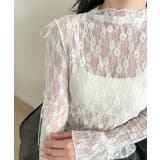 【Jasmine】袖リボンメロウシアーレースインナートップス Jasmine G… | aimoha  | 詳細画像10 