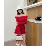 オフショルダーフレニットプルオーバー | aimoha | 詳細画像10