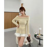 オフショルダーフレニットプルオーバー | aimoha | 詳細画像6