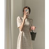 【Jasmine】ツイードフレアミニワンピース Jasmine Grandifl… | aimoha  | 詳細画像11 