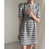 【Jasmine】ツイードフレアミニワンピース Jasmine Grandifl… | aimoha  | 詳細画像3 