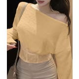 オレンジ | 【Jasmine】コルセット風ニットプルオーバー Jasmine Grandif… | aimoha 