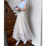 【Jasmine】フリルチュールティアードロングスカート Jasmine Gra… | aimoha | 詳細画像20