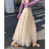 【Jasmine】フリルチュールティアードロングスカート Jasmine Gra… | aimoha | 詳細画像25