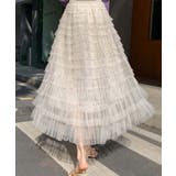 【Jasmine】フリルチュールティアードロングスカート Jasmine Gra… | aimoha | 詳細画像26