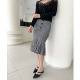 【Jasmine】チェック柄ニットマーメイドスカート Jasmine Grand… | aimoha  | 詳細画像5 