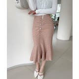 【Jasmine】チェック柄ニットマーメイドスカート Jasmine Grand… | aimoha  | 詳細画像7 