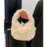 アイボリー | 【Jasmine】ティアードフリルハンドバッグ | aimoha 