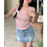 ハートカラーパール半袖Tシャツ Jasmine Grandiflorum | aimoha | 詳細画像7