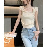 ハートカラーパール半袖Tシャツ Jasmine Grandiflorum | aimoha | 詳細画像3