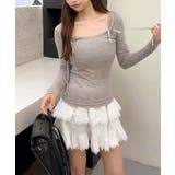 【Jasmine】リボンスリムTシャツ | aimoha  | 詳細画像9 