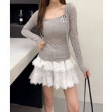 【Jasmine】リボンスリムTシャツ | aimoha  | 詳細画像8 