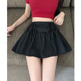 【Jasmine】シャーリングリボンフレアミニスカート Jasmine Gran… | aimoha  | 詳細画像4 